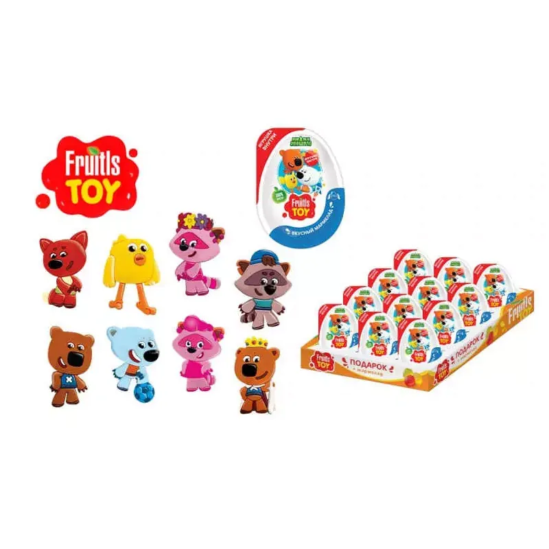 Мармелад Fruitls Toy в пласт яйце с игрушкой Ми-ми-мишки 10г