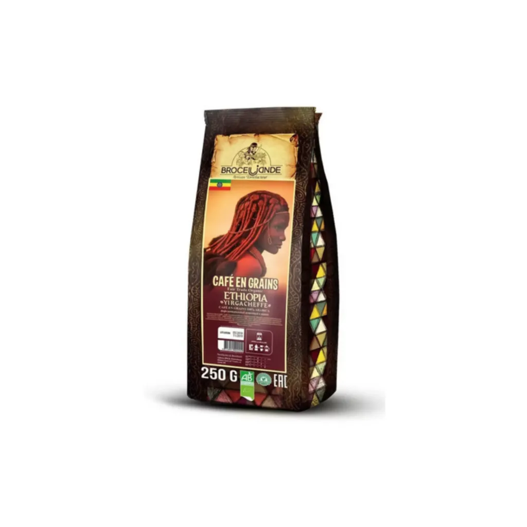 Кофе в зернах Broceliande Ethiopia Yirgacheffe, 250 г
