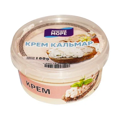 Крем кальмар Лунское море пл/б 180г