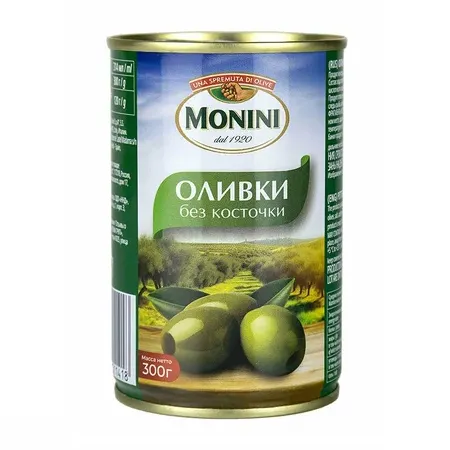 Оливки Monini б/к ж/б 300г