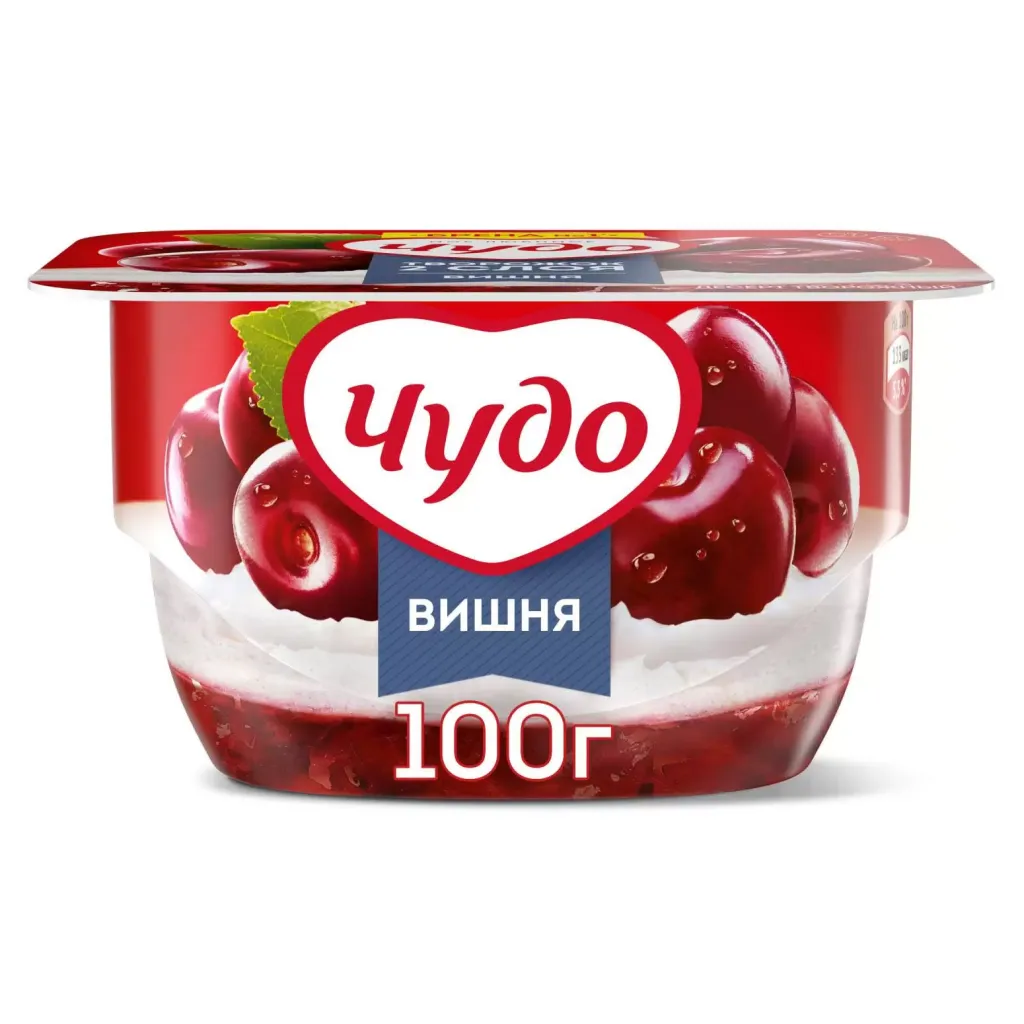 Творожок Чудо 4.2% Вишня 100г