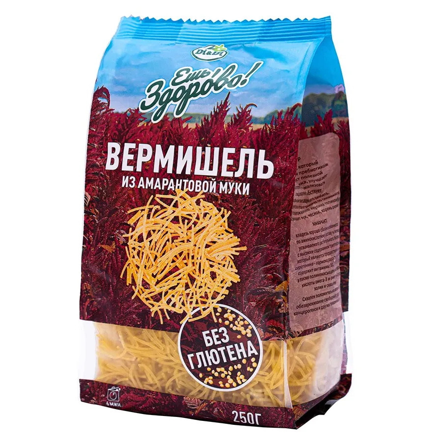 Макароны Ешь ЗдорОво Вермишель из амарантовой муки 250г