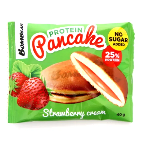 Панкейк BombBar Клубничный крем 40г