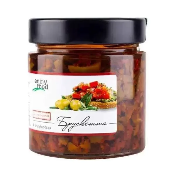 Брускетта Enjoy Food с маслинами и вялеными томатами 200мл