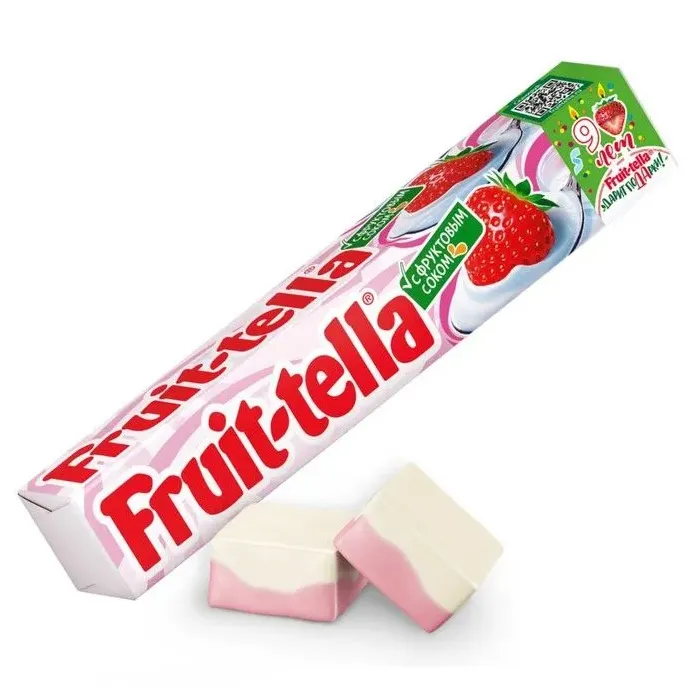 Конфеты Фруттелла Клубничный йогурт 42,5г