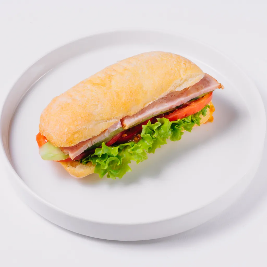 Панини с куриной ветчиной