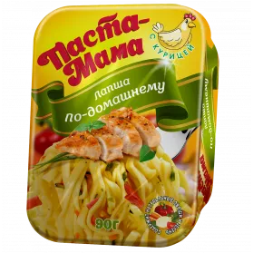 Лапша по-домашнему с курицей Паста-Мама 90г