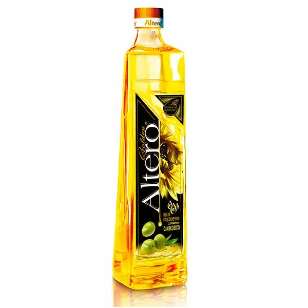 Масло подсолнечное Altero Golden 99% 0,8л бут