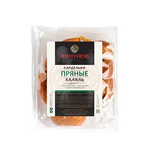 Сардельки Пряные Хицунов Халяль