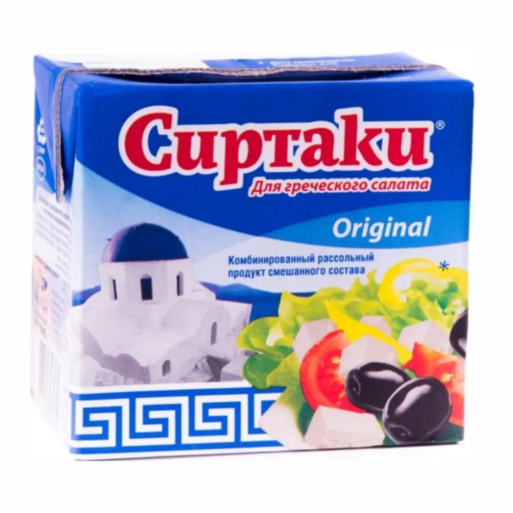 Сыр Сиртаки для греческого салата Оригинал 55% 200г