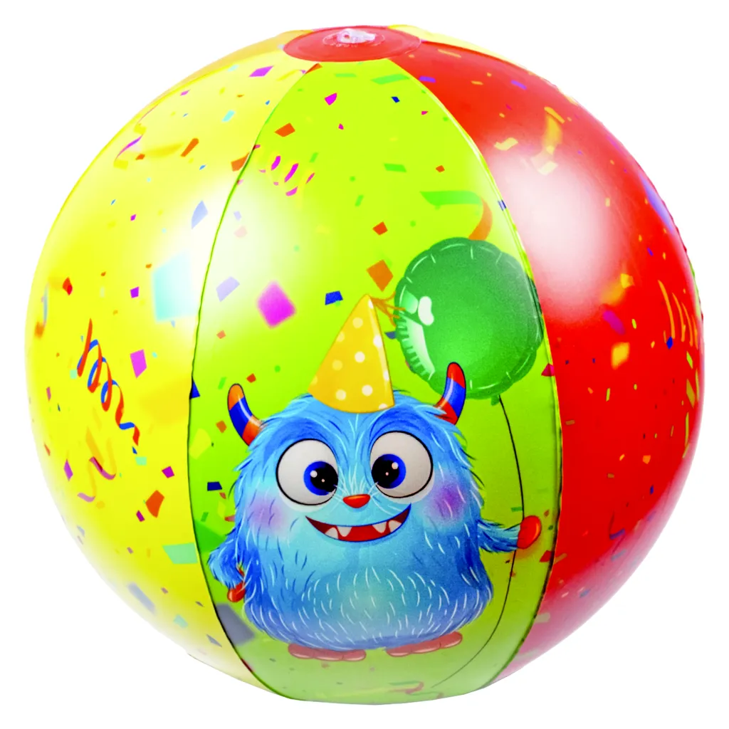 Мяч надувной 50см от 3-х лет Монстр 91992