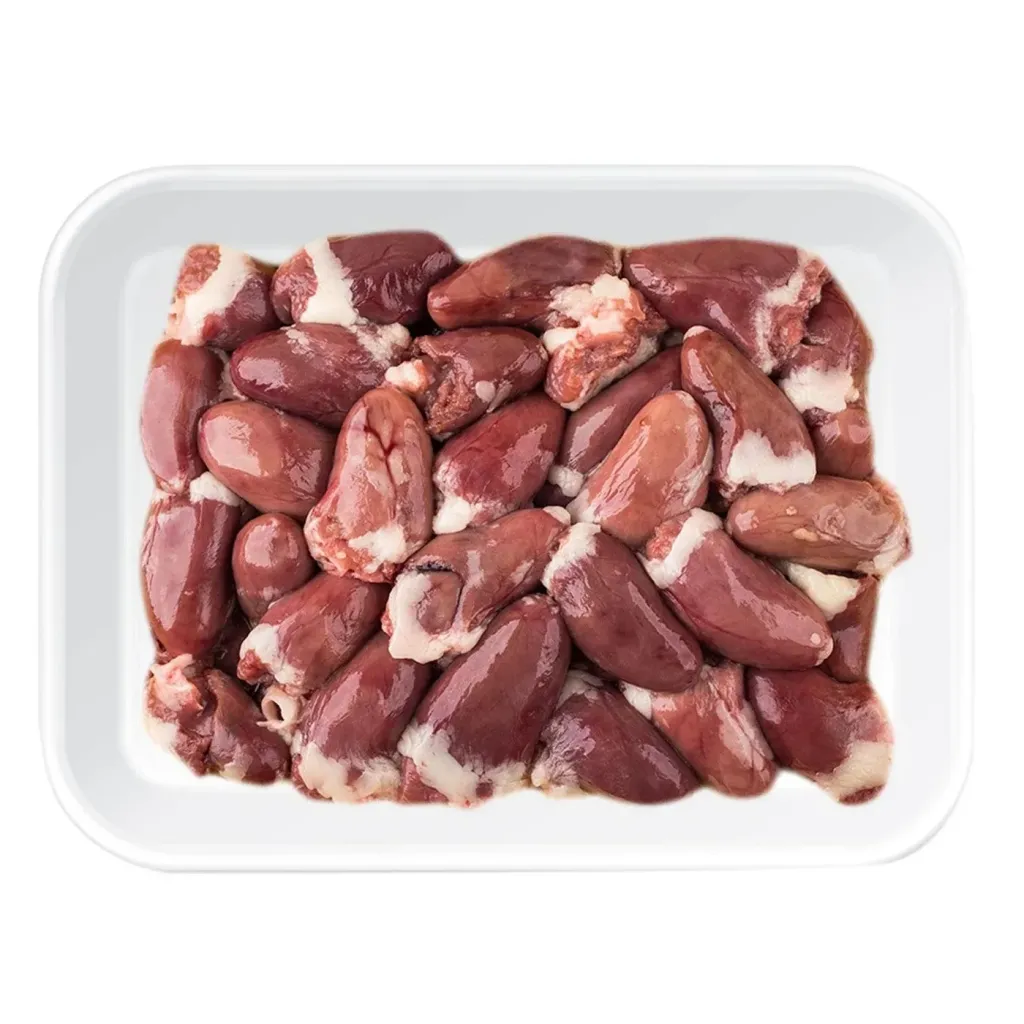 Сердце куриное на подложке Халаль