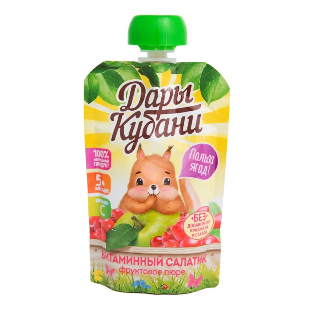 Пюре Дары Кубани Витаминный салатик 90г