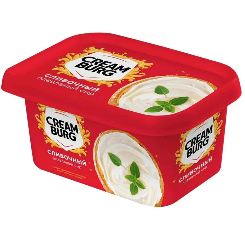 Сыр плавленый Creamburg сливочный 400г