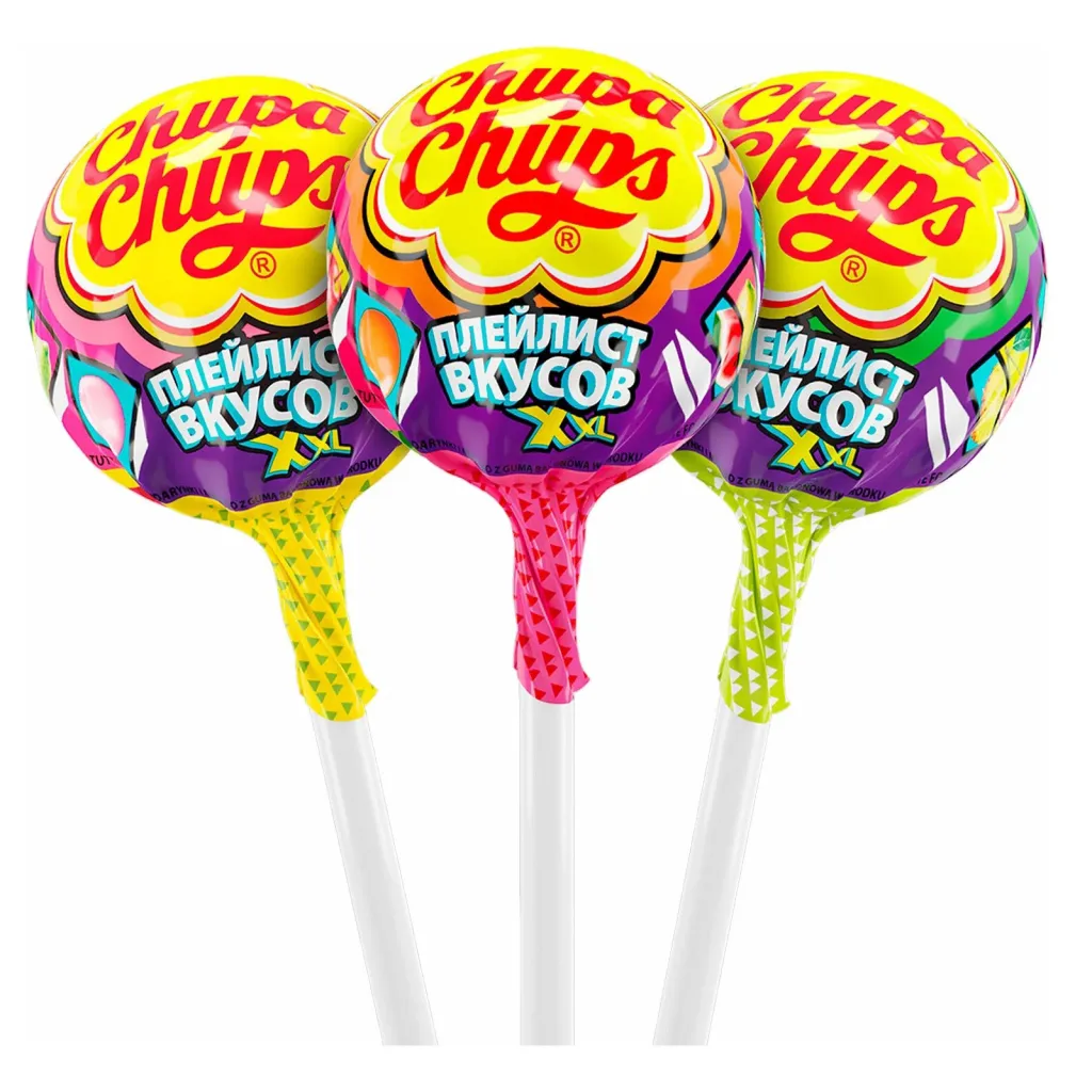 Леденец Chupa Chups XXL 4D/Trio/flavors 29г