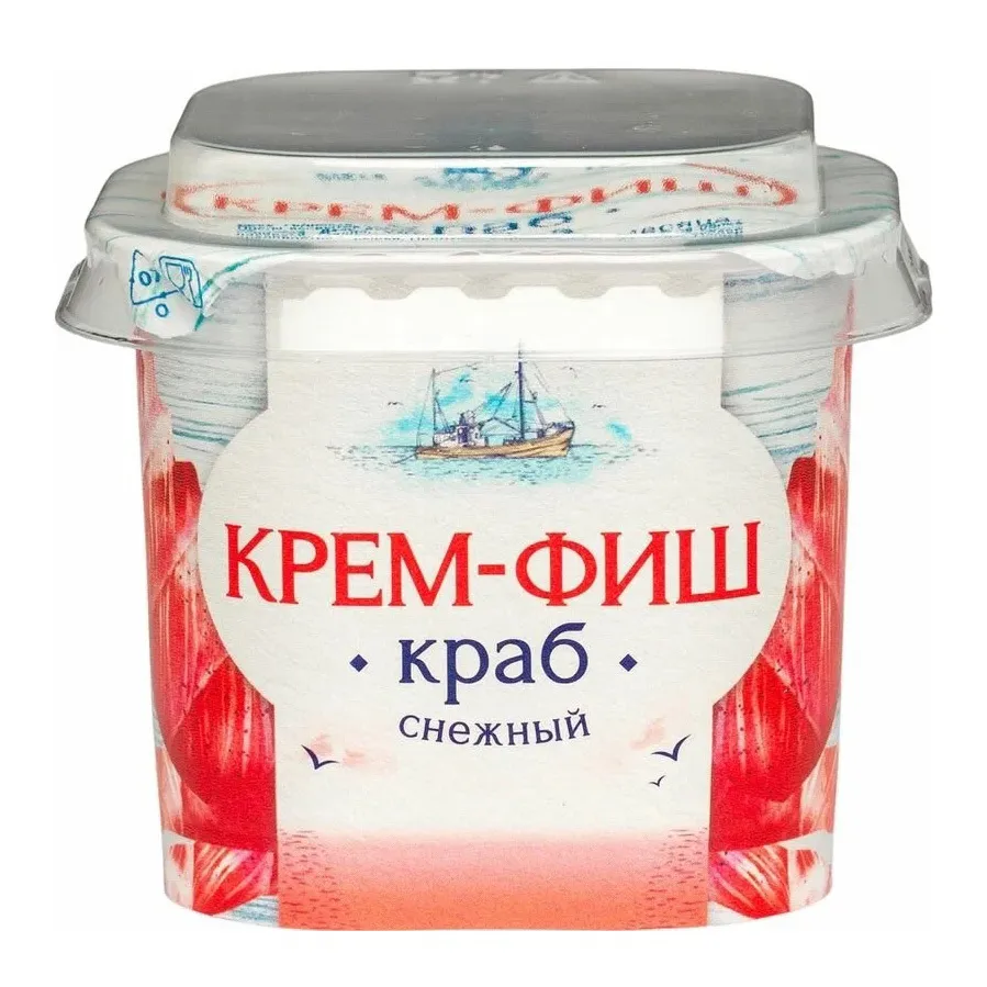 Паста рыбная Европром Крем-фиш Снежный краб пэт 150г