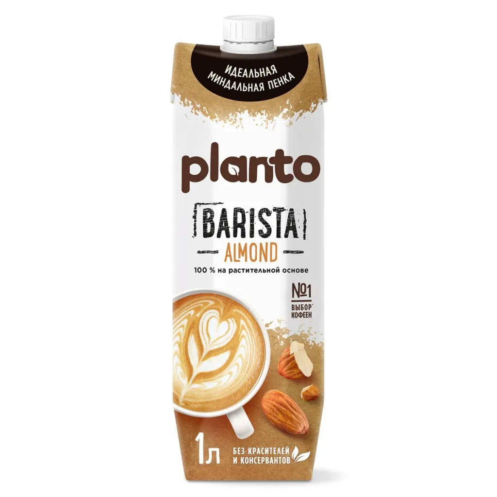 Напиток Planto Barista миндаль 1л