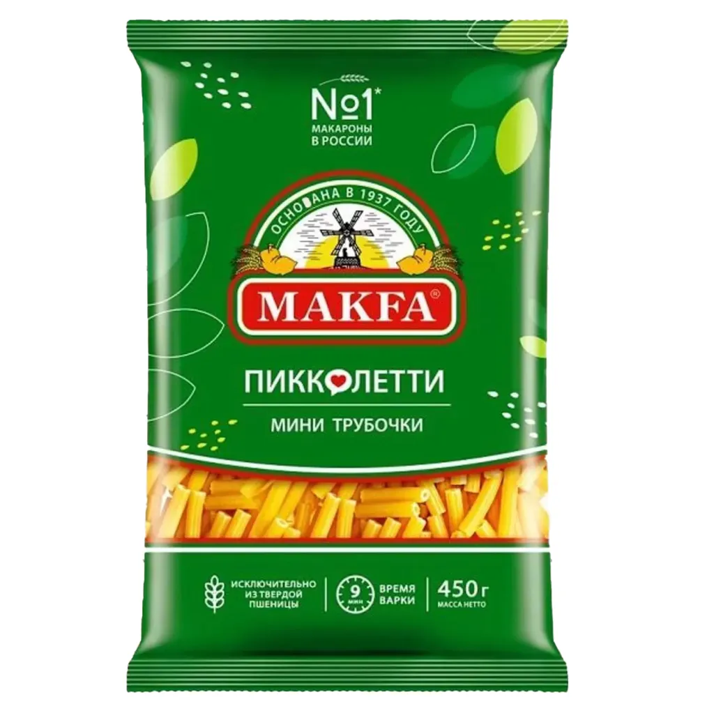 Макароны  Makfa Мини Пикколлети трубочки 450г