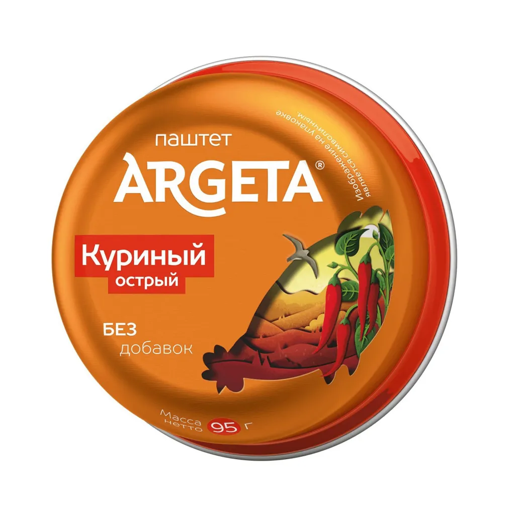 Паштет Argeta куриный острый 95г