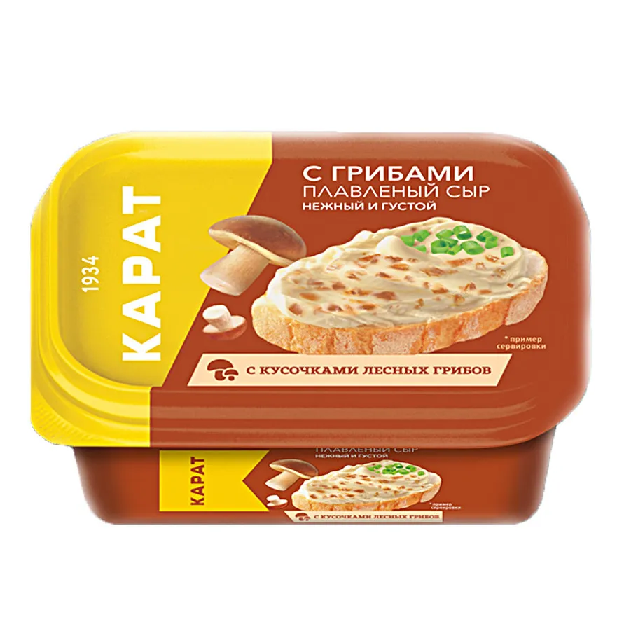 Сыр плавленый Карат 45% с грибами 200г