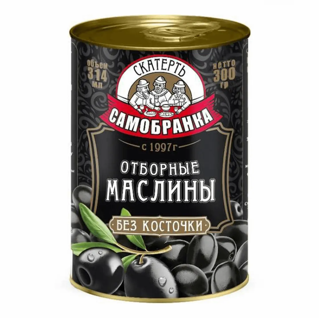 Маслины Скатерть Самобранка б/к ж/б 300г