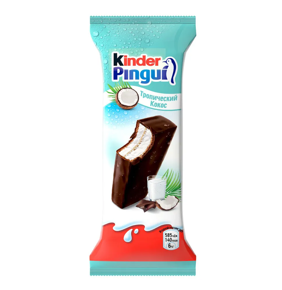 Пирожное Kinder Pingui кокос 30г