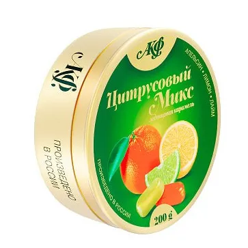Карамель Азовская Цитрусовый микс ж/б 200г
