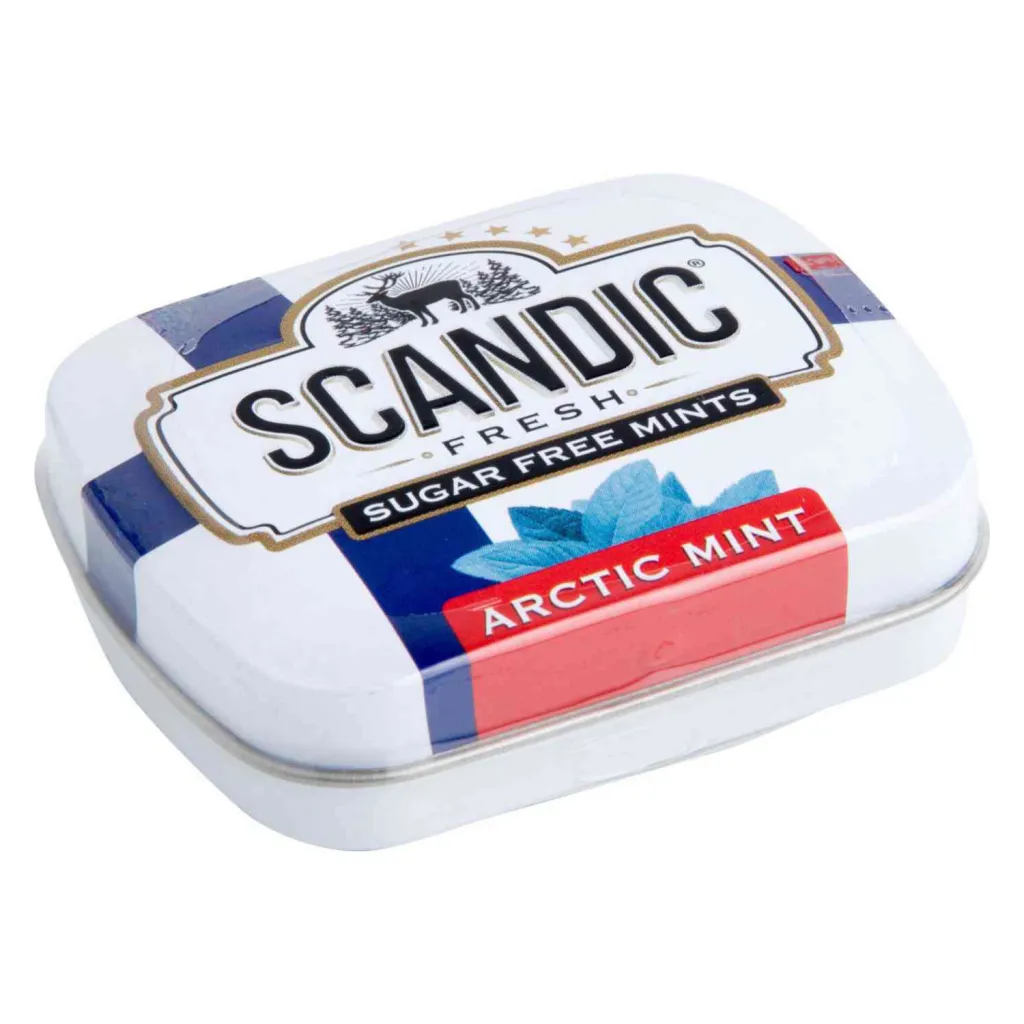 Леденцы Scandic без сахара Арктическая мята 14г