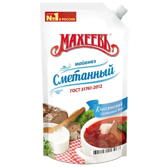 Майонез Махеевъ Сметанный 50.5% 380г