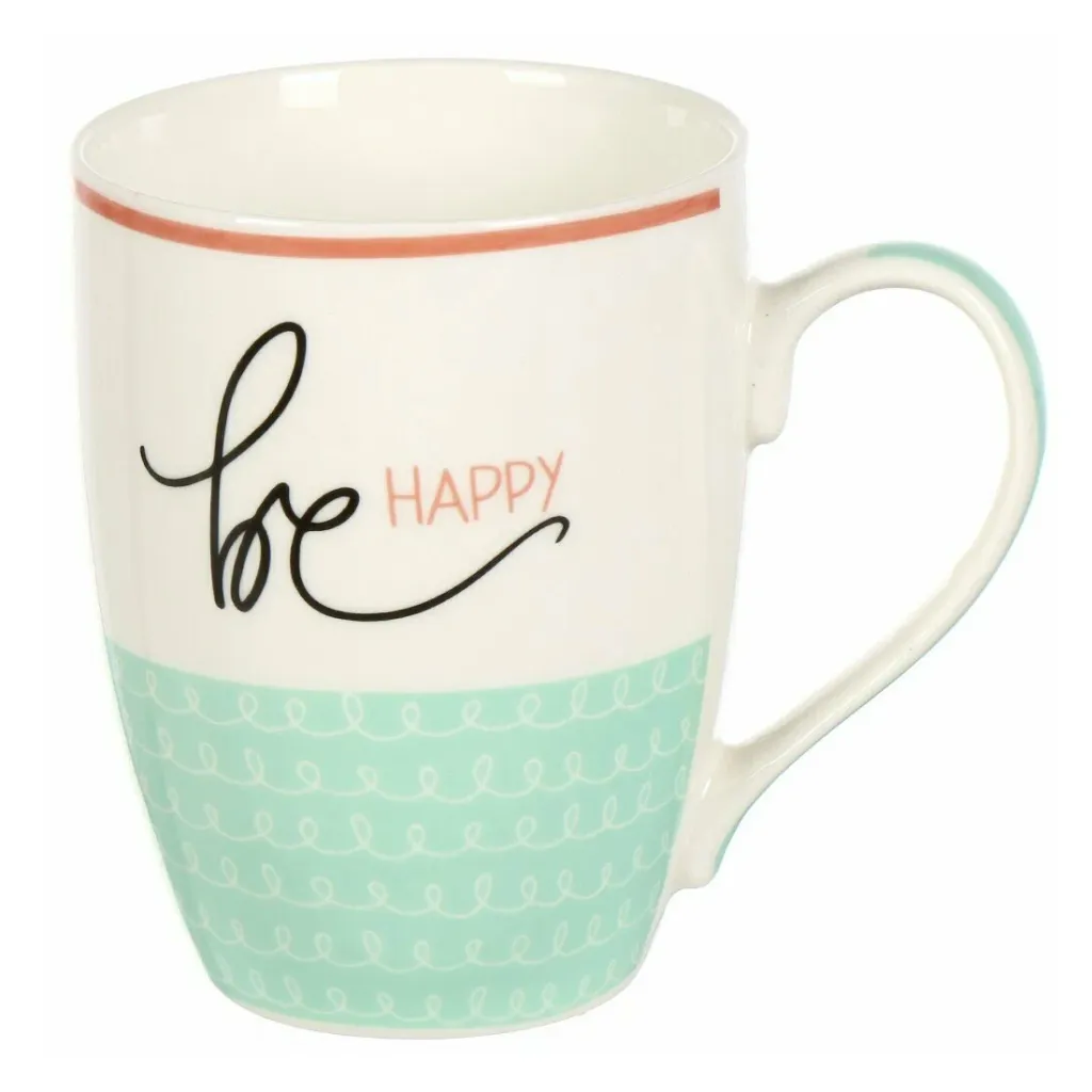 Кружка 340мл Modern зеленый фарфор 12