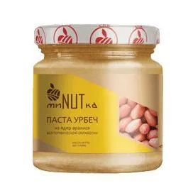 Паста урбеч Минутка из арахиса с фруктозой 120г