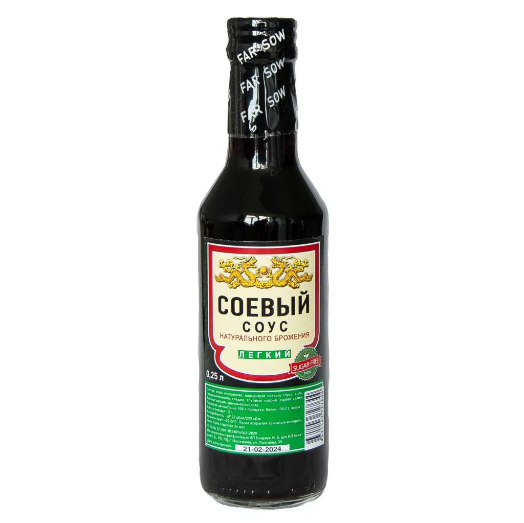 Соус 2 Дракона соевый Легкий 250г