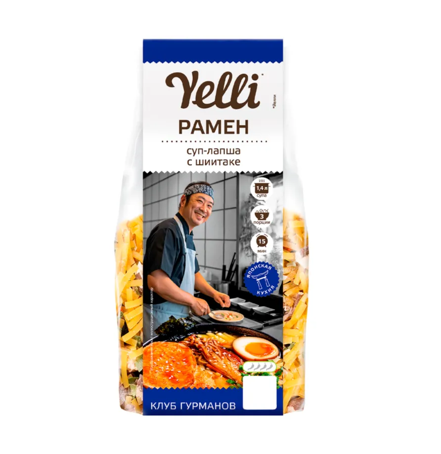 Суп-лапша Рамен с шиитаке Yelli 110 г