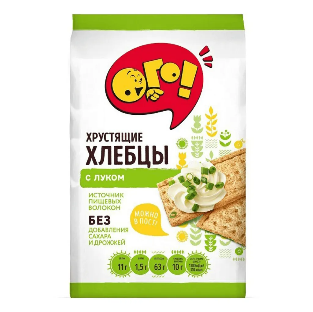 Хлебцы Ого! С луком 75г