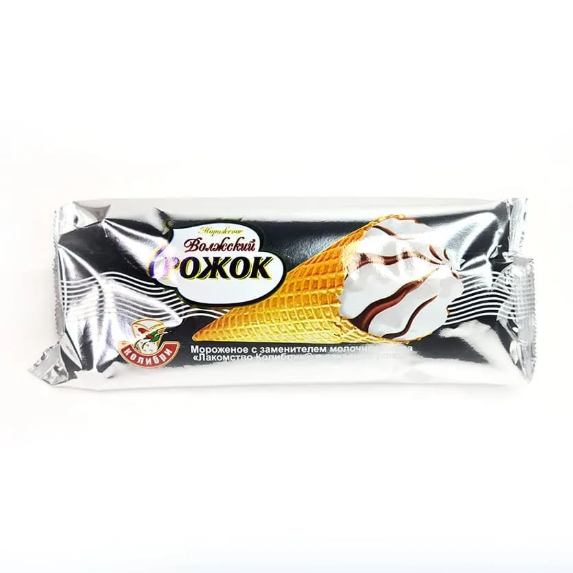 Мороженое Рожок Волжский 100г