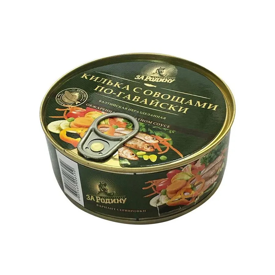 Килька За Родину балт по-гавайски  ключ 240 г