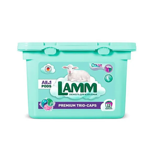 Капсулы для стирки Lamm Сolor для цветного 12шт