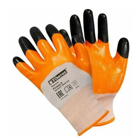 Перчатки Для садовых работ - Пчелка полиэстерон нитриловое покрытие 12