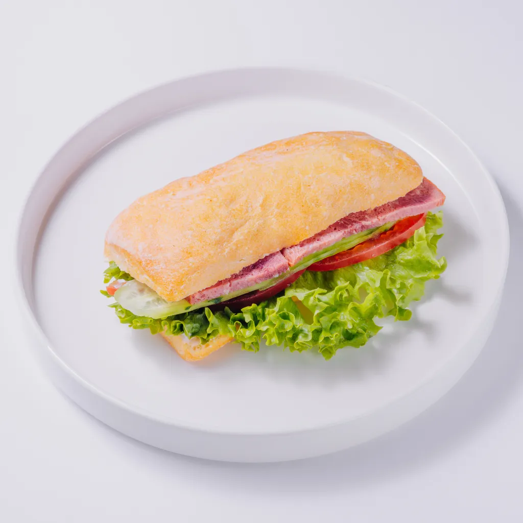 Панини с говяжьей ветчиной