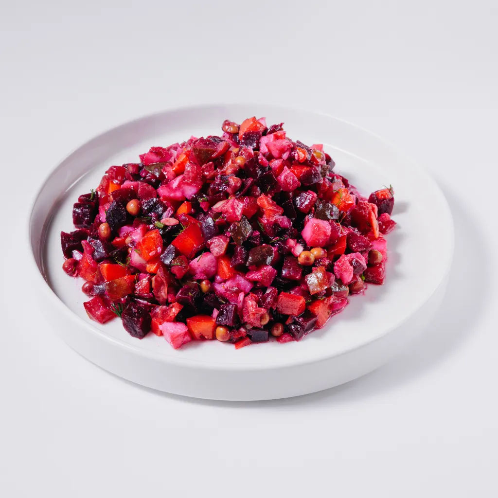 Салат Винегрет с горошком