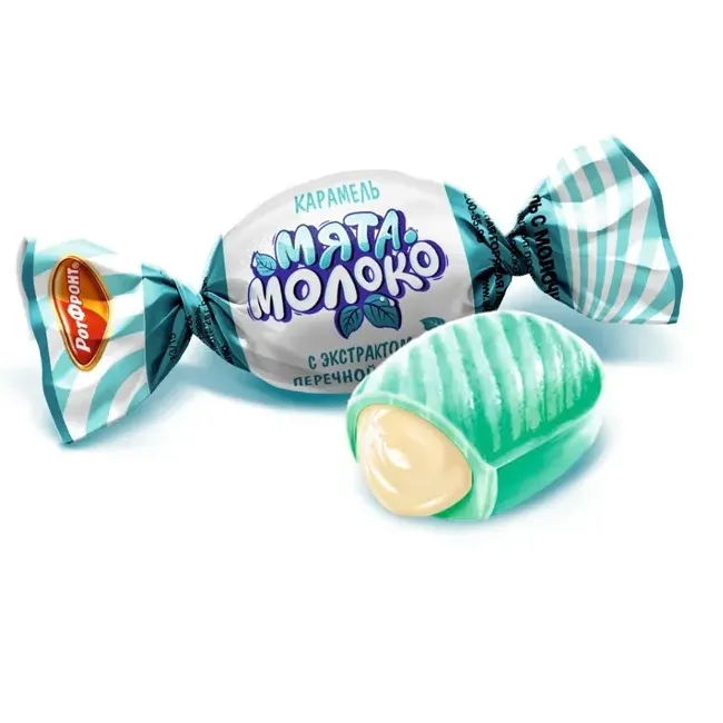 Конфеты карам Мята Молоко РотФронт