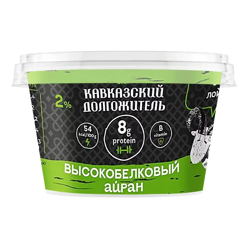 Айран Турецкий Кавказский Долгожитель 2% 180г