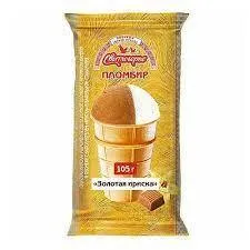 Мороженое Свитлогорье Золотая Ириска 15% ваф стак 105 г