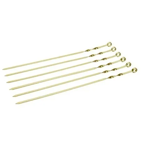 Набор шампуров 60см 6 шт плоских Бойскаут Голд блистер