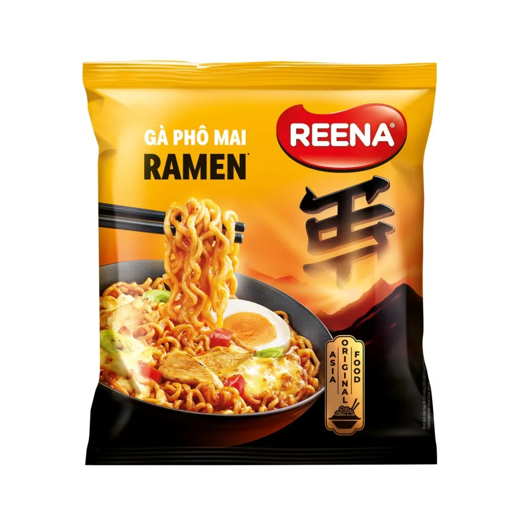 Лапша REENA Рамен со вкусом сыра и острой курицы 115 г