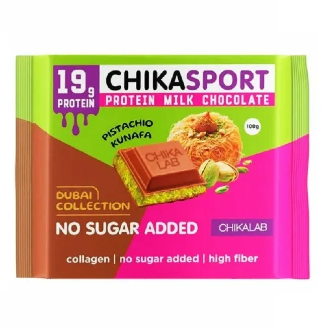 Шоколад Chikalab ДУБАЙСКИЙ молочный 100г