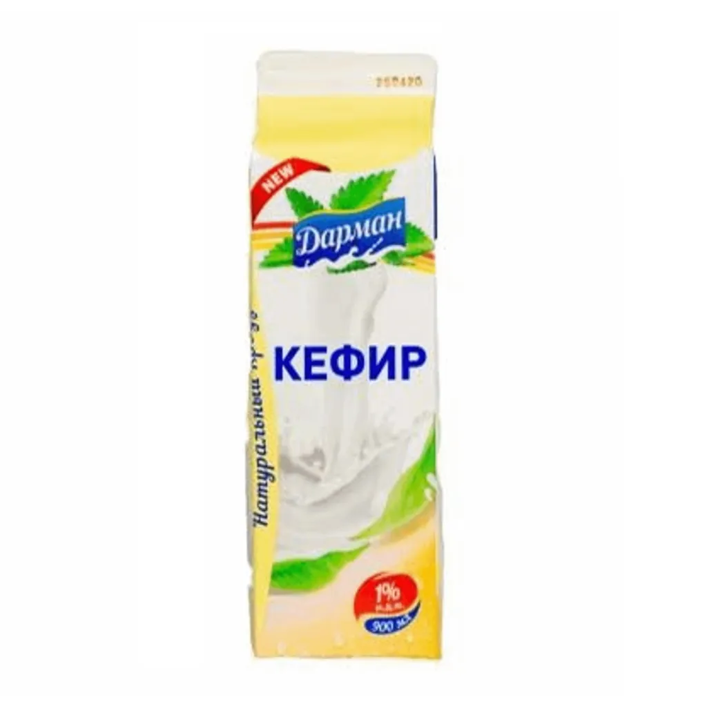 Кефир Дарман жирн 1% п/пак 900г
