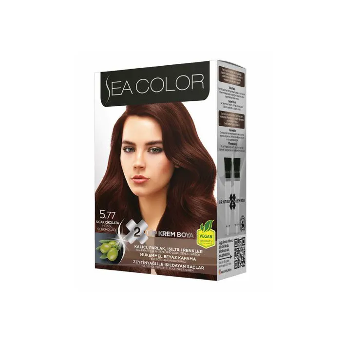 Краска для волос Sea Color Hair Dve Kit орячий Шоколад