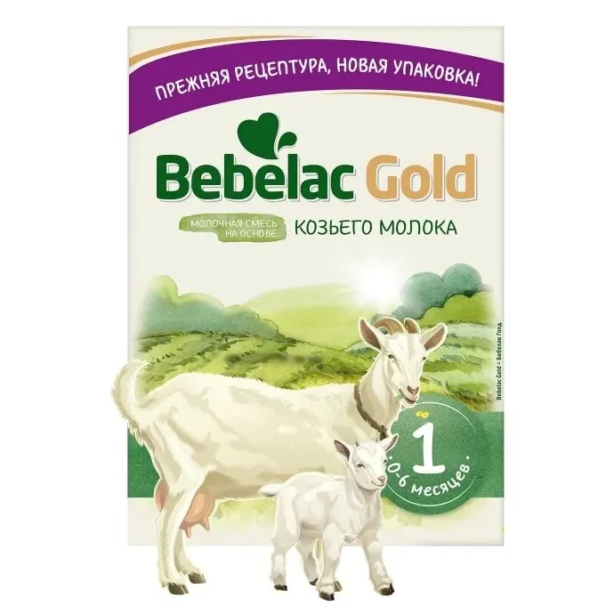 Смесь молочная Bebelac Gold 1 на основе козьего молока 350г