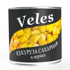 Кукуруза сахарная Veles ж/б 420г